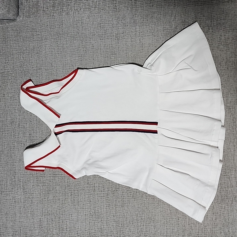 White dress toddler girl size 4.